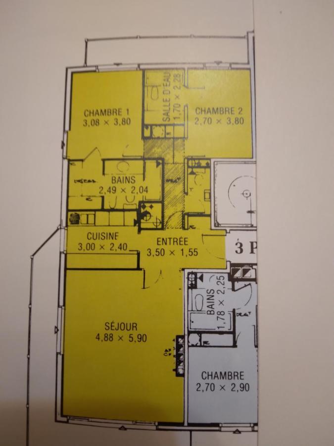 Grand 3 Pieces 82 M2 4P Plus 2-3P , 150M Plage Довіль Екстер'єр фото